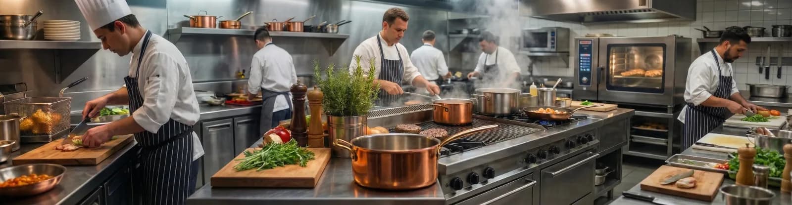 Cocción — escena profesional