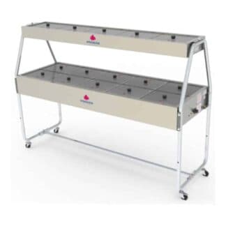 Mesa 15 cubas combinada 2 pisos | Progas PRB-1005N