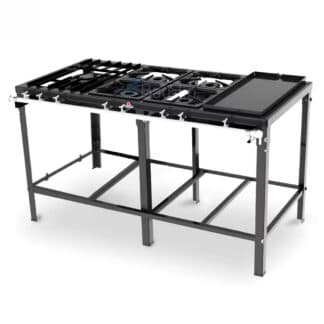 Anafe 5 hornallas con Plancha