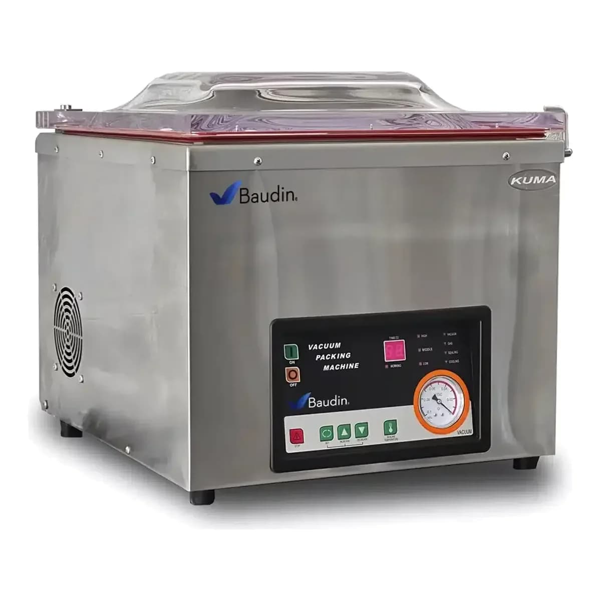 Envasadora al Vacío Campana de Mesa DZ-400G Kuma, vista frontal