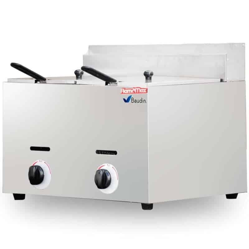 Freidor a gas 2 cubas de 6 litros Flamemax HGF-72