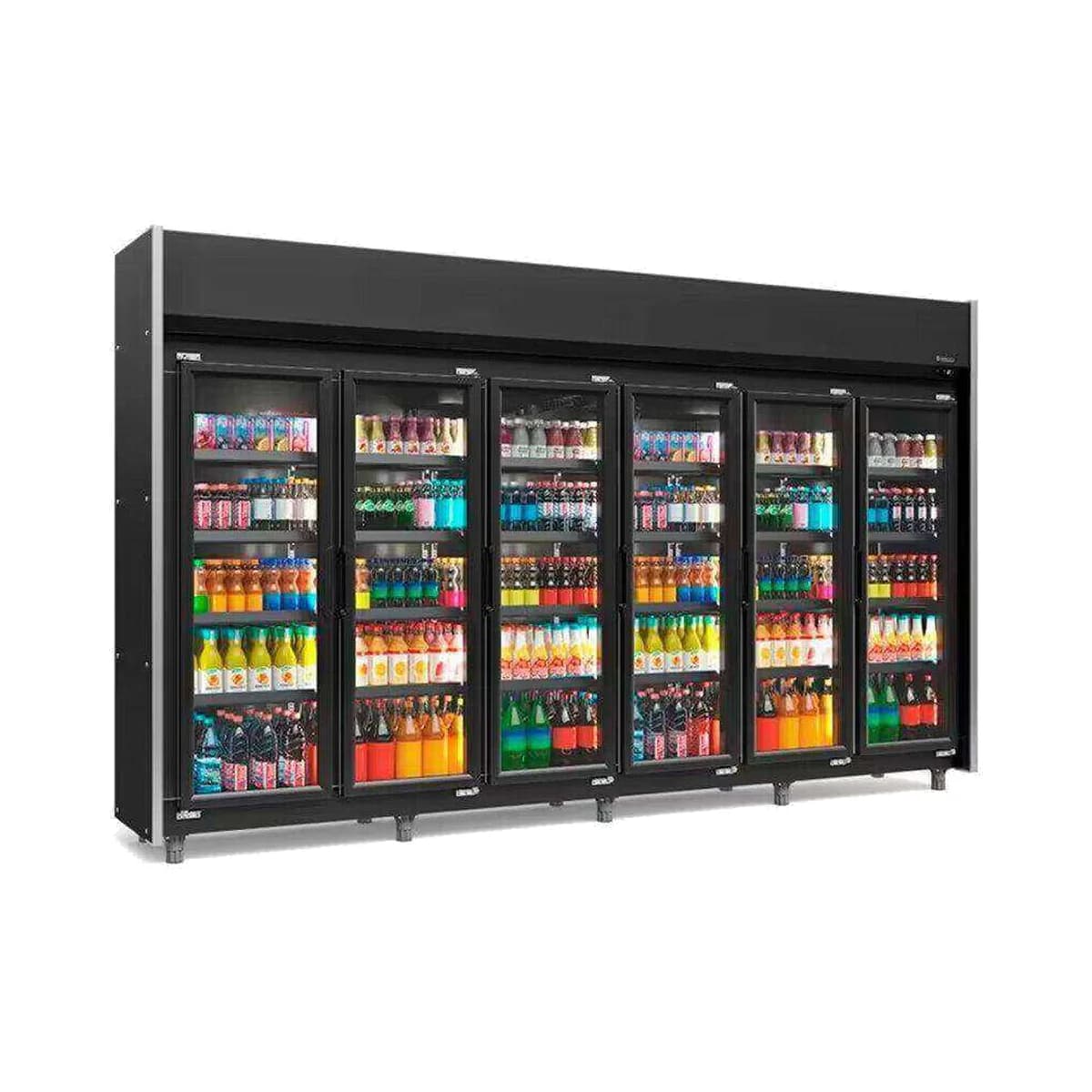 Visicooler Gelopar GEAS-6P, 6 puertas, vista frontal