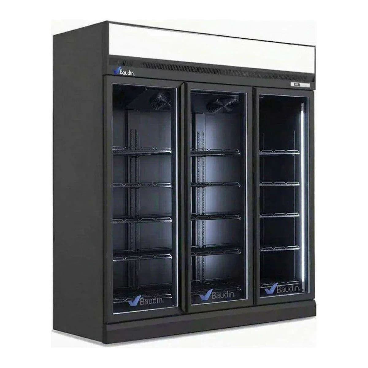 Freezer Vertical 3 puertas 1562 Lts Iccold Top Mounted FD-DT188, vista frontal