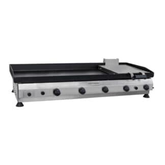 Plancha 121 cm a gas 5 quemadores | Metvisa CFGP-123/121