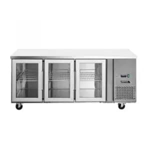 Bajo Mostrador 3 Puertas con Vidrio Ventus
