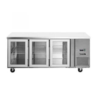 Bajo Mostrador 3 Puertas con Vidrio Ventus