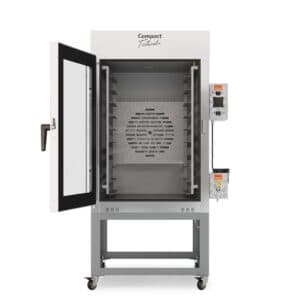 Horno Turninado A Gas Compact Glp10est 10 Bandejas 300 Panes Frente Abierto