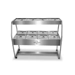 mesada buffet 12 cubas combianada