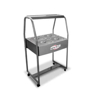 Mesa Buffet Caliente 4 cubas Spolu SPL-501