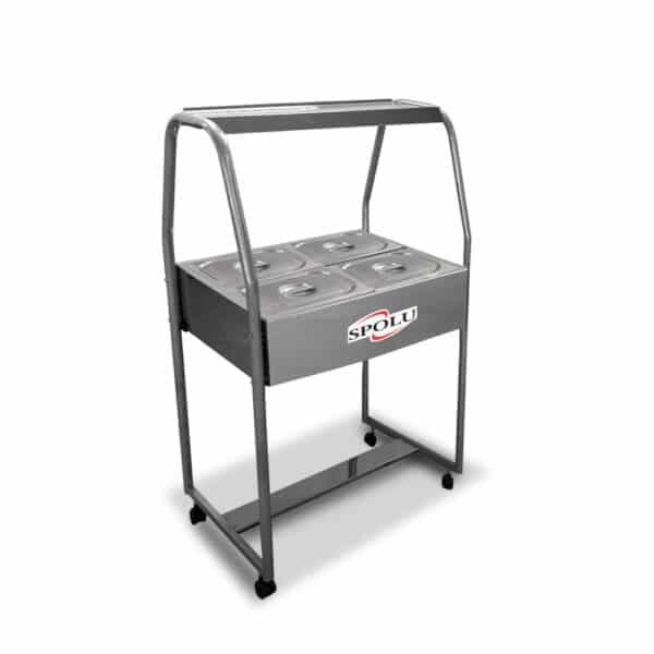 Mesa Buffet Caliente 4 cubas Spolu SPL-501