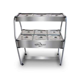 Mesa Buffet 9 cubas combinadas Spolu SPL-506CO