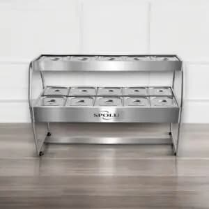 Mesa Buffet Combinada 15 Cubas Spolu SPL-512CO Mockup