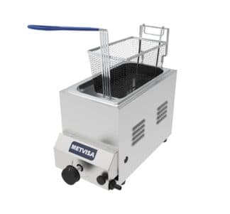 Freidor a gas 3 litros de mesa Metvisa FG3S