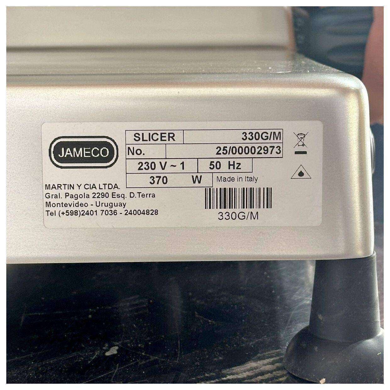 Cortadora Fiambre 33 cm | Jameco 330G/M