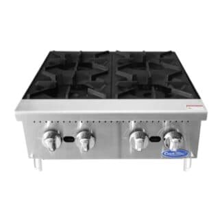 Anafe Industrial a Gas 4 Hornallas Sobremesa | CookRite ACHP-4
