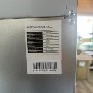 Fabricadora de Hielo 36 kg/dia | Aristarco VMH-36