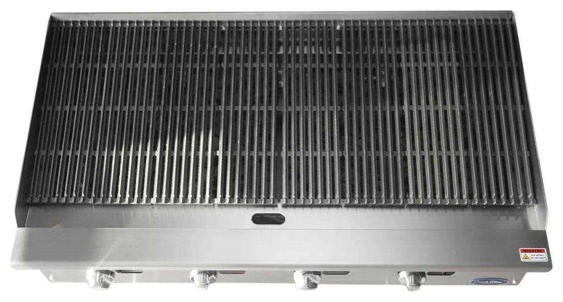 Parrilla de Acero Inox 90 cm Profesional | Cook Rite ATRC-24