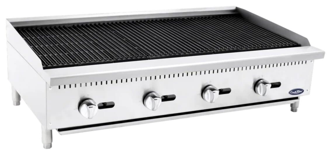 Parrilla de Acero Inox 90 cm Profesional | Cook Rite ATRC-24