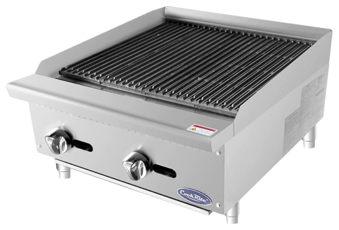 Parrilla de Acero Inox 60 cm Profesional | Cook Rite ATRC-24