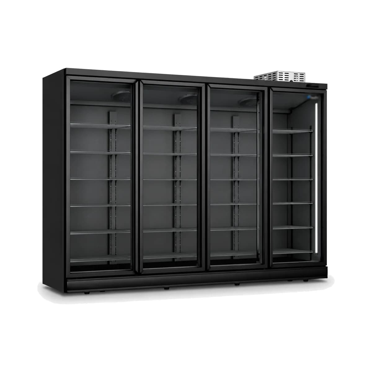 Visicooler Iccold CR-280A, 4 puertas, vista frontal