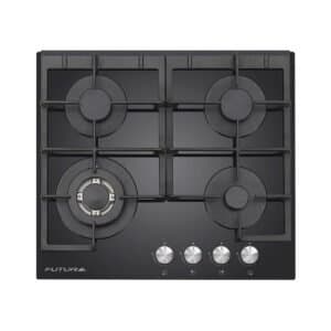 Anafe a gas 60 cm vidrio templado | Futura FUT-AG600VG-4