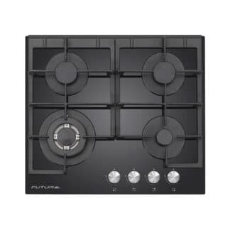 Anafe a gas 60 cm vidrio templado | Futura FUT-AG600VG-4