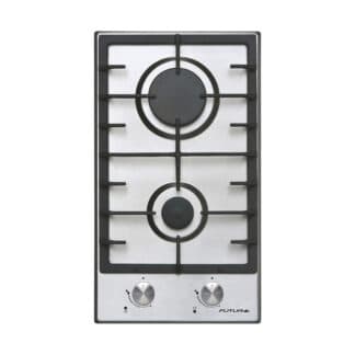 Anafe a gas 2 quemadores 30 cm acero inoxidable | Futura FUT-AG300X-2