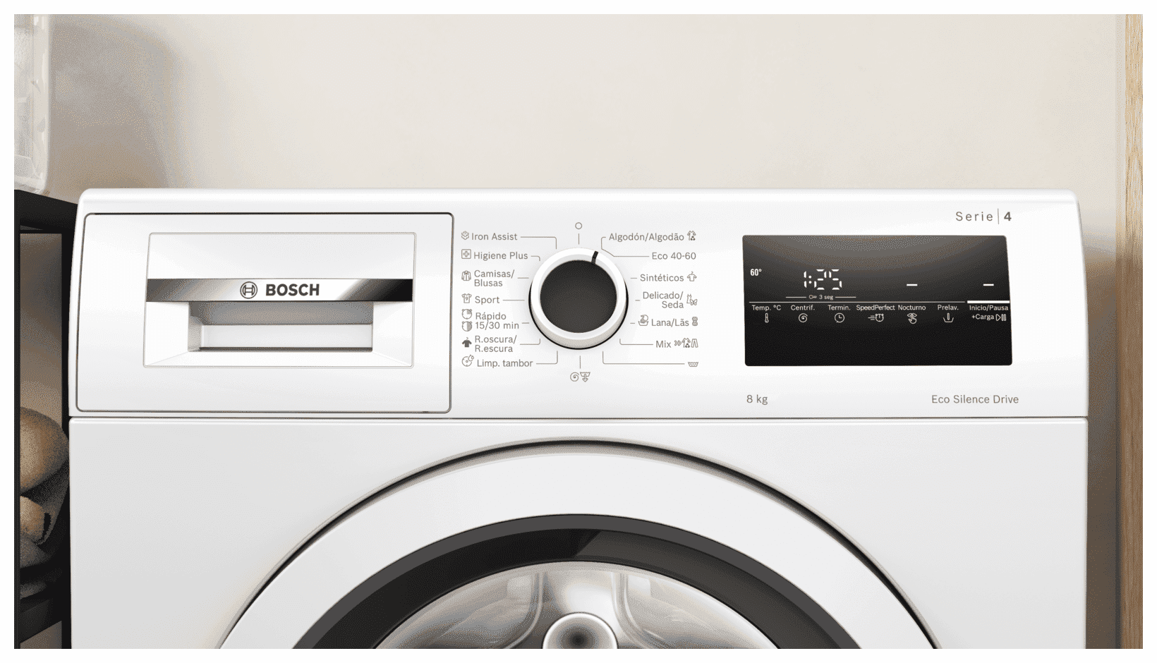 Lavarropas Bosch WAN24272ES 8 kg EcoSilence Drive