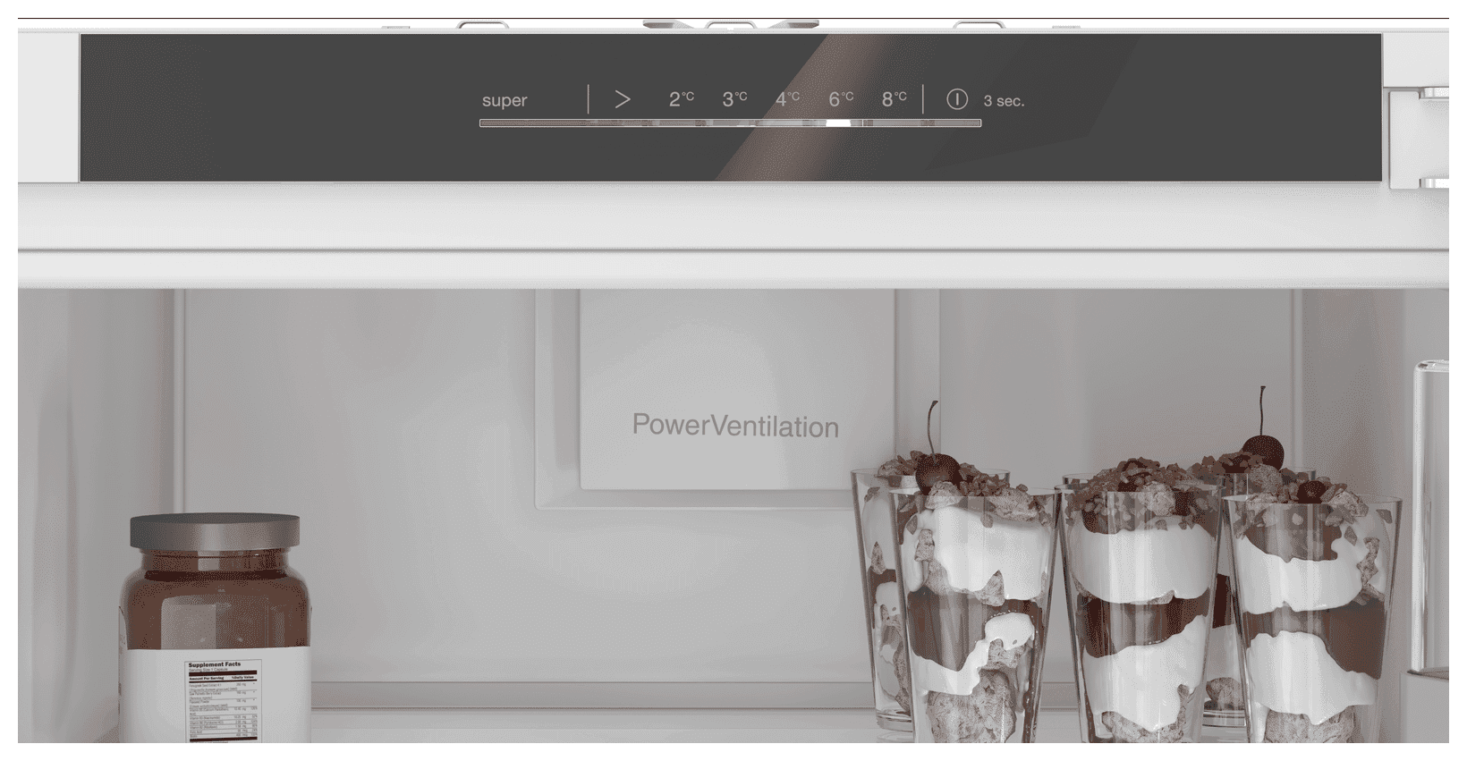 heladera panelable Bosch KIR81ADD0 310 L VitaFresh Plus