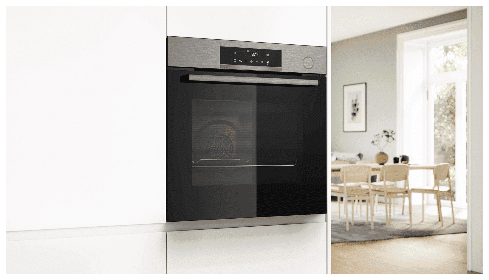 Horno empotrable Bosch HRG572ES3 con vapor y Air Fry