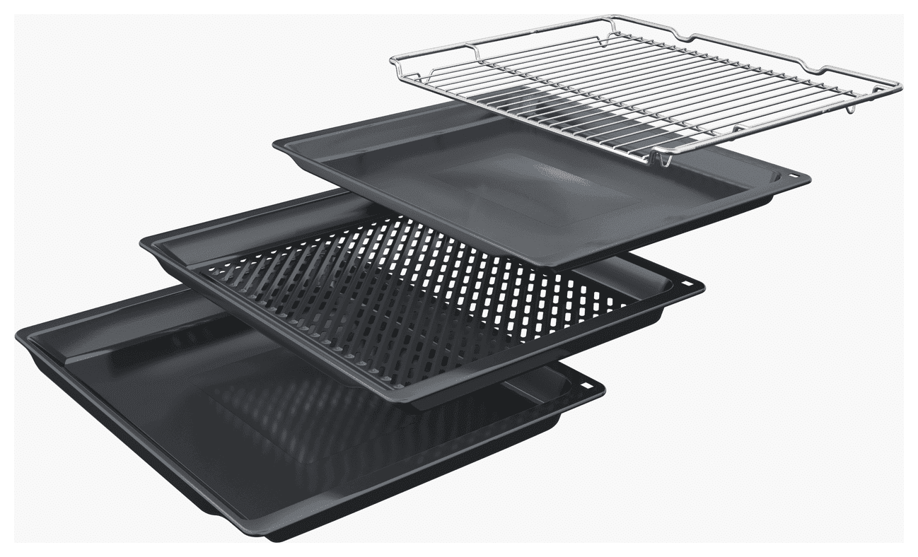 Horno empotrable Bosch HRG7361B1 71 L con vapor 3 niveles