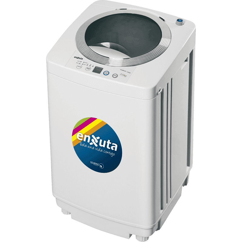 Lavarropas carga superior Enxuta LENX6350 3,5 kg cuba acero inoxidable