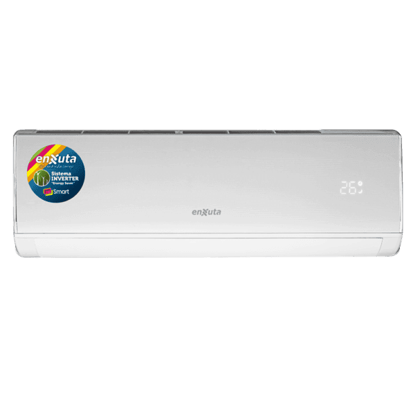 Aire acondicionado Enxuta Smart Inverter 24000 BTU vista frontal del split interior