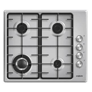 Anafe de Empotrar 4 Hornallas a Gas Inox Hierro Fundido - Turquía - Enxuta