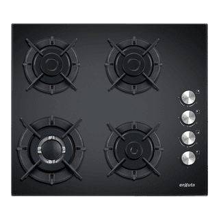 Anafe 4 hornallas Enxuta AENX5542NG vidrio negro hornalla triple