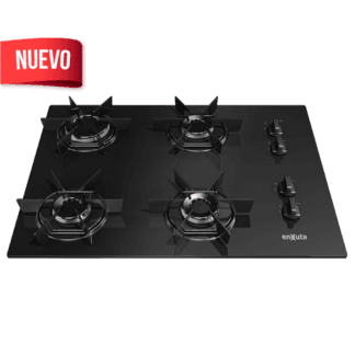 Anafe empotrar Enxuta AENXV2743NG mesada vidrio negro 4 hornallas