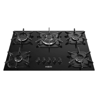 Anafe empotrar Enxuta AENXV2752NG 5 hornallas vidrio negro