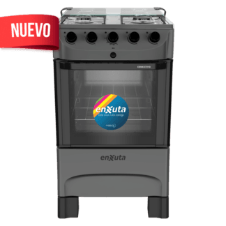 Cocina multigas Enxuta CENX27210T 4 quemadores mesada acero inoxidable