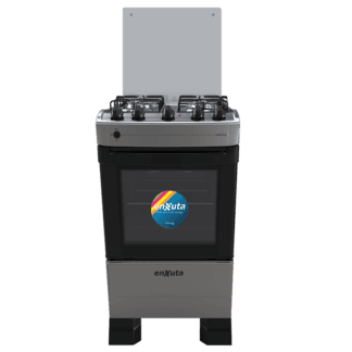 Cocina a gas Enxuta CENX27542T 4 hornallas con grill y termocupla