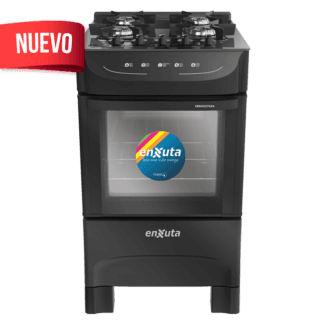 cocina 4 hornallas Enxuta CENXV27543NG mesada vidrio templado