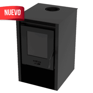 Estufa a leña Enxuta EENXAR47 9 kW cobertura 85 m3 acero 4 mm
