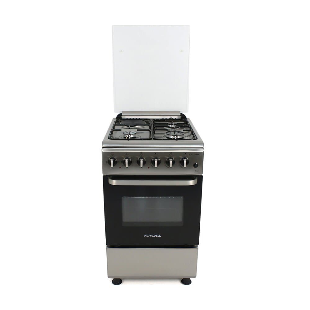 Cocina combinada 50x60 cm acero inoxidable | Futura FUT-50-C31X IBIZA