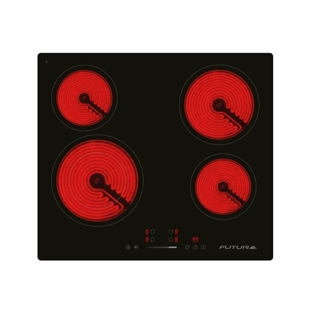 Anafe vitrocerámico 4 zonas 60 cm | Futura FUT-PV4Z