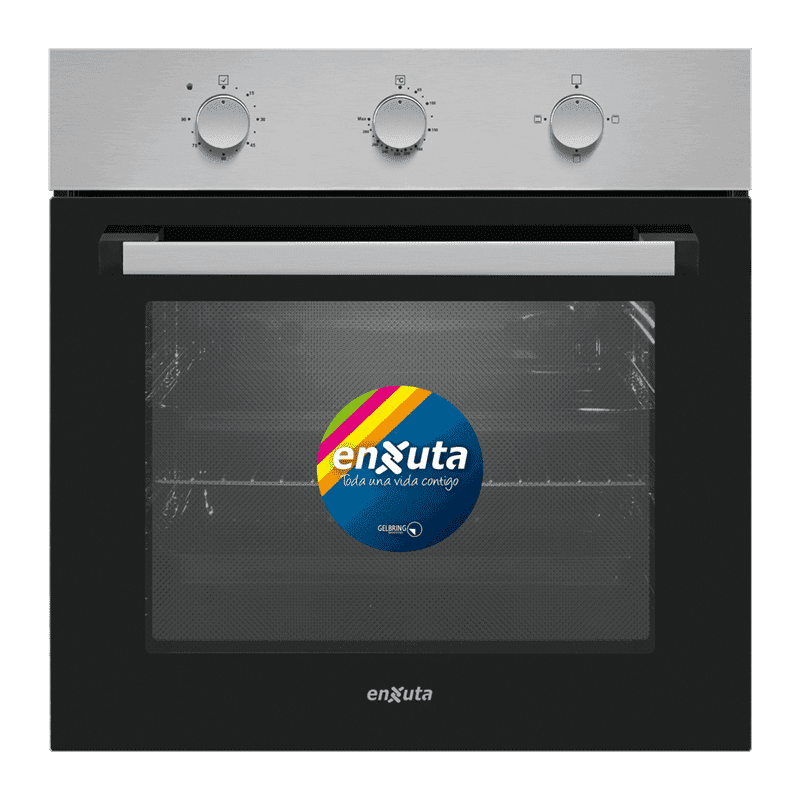 Horno empotrar Enxuta HEENX5000 70 L panel inox timer 3 posiciones