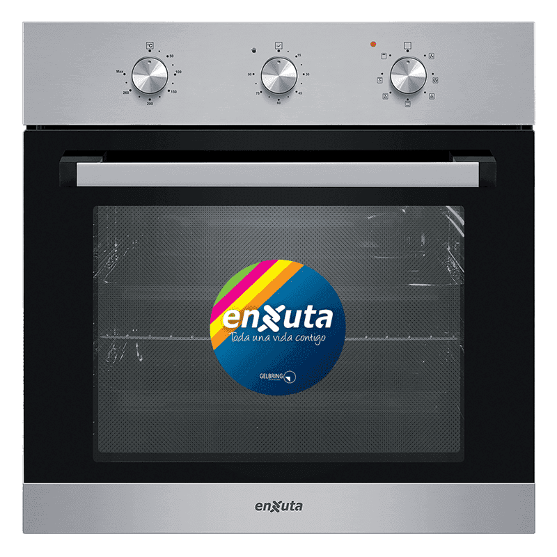 Horno empotrable Enxuta HEENX5500 70 L panel inox