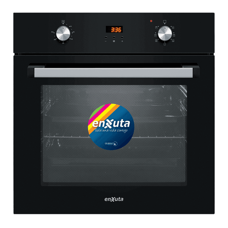 Horno empotrable Enxuta HEENX5500DNG 70 L con convección