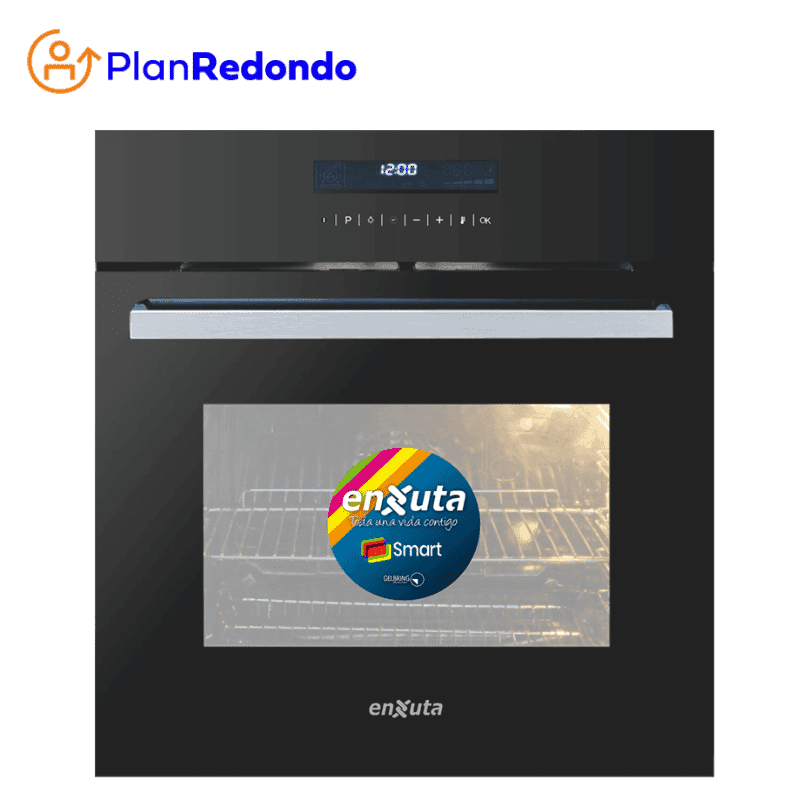 Horno empotrable Enxuta HEENXS3800DNG 73 L display touch vidrio negro