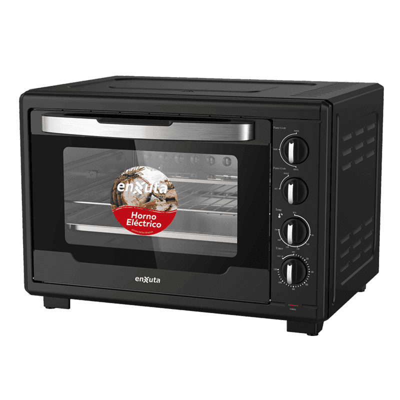 Horno eléctrico Enxuta HENX055N 55 L 2000 W termostato 230 °C