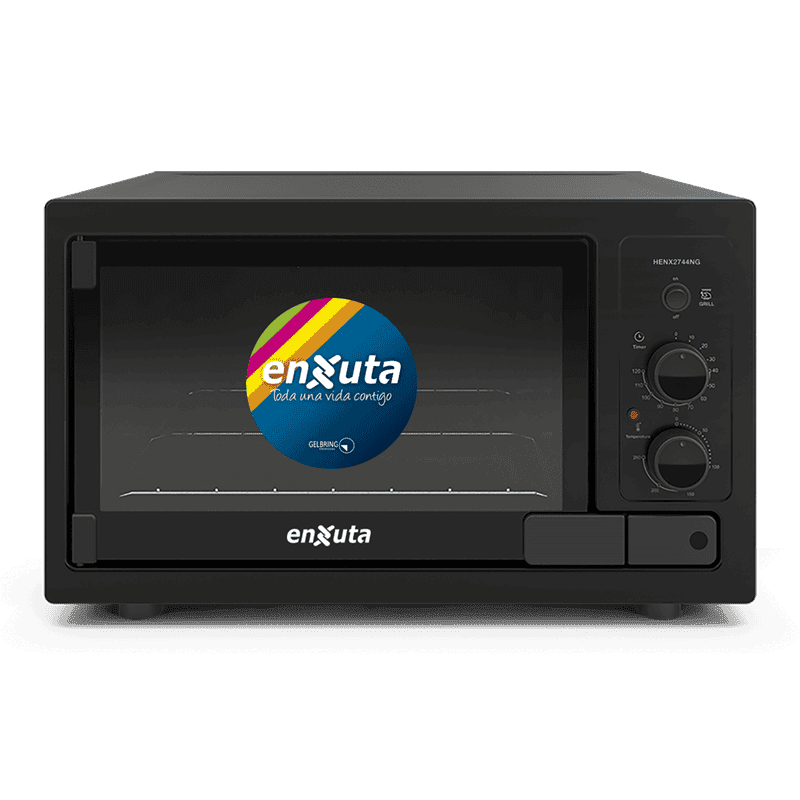 Horno eléctrico Enxuta HENX2744NG 44 L con grill y termostato 260°C