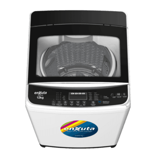 Lavarropa Automático Carga Superior 12 kg con Bomba y Tapa de Vidrio - China - Enxuta